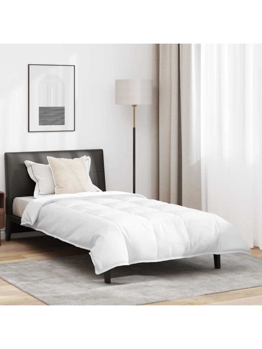 Guļammaiss ar spilvenu 2 pcs balts 135 x 200 cm dūnas