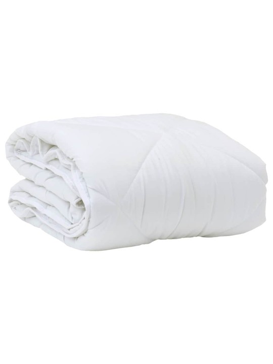 Vāļņi ar spilvenu cits 2 pcs balts 135 x 200 cm mikrošķiedra