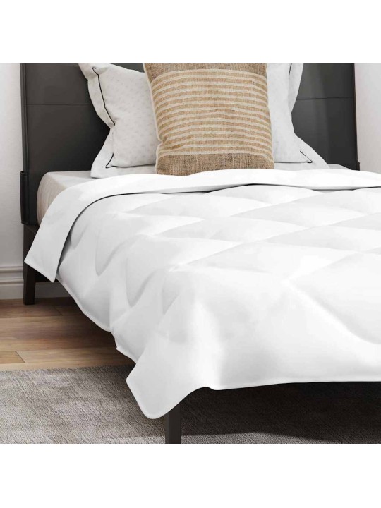 Vāļņi ar spilvenu cits 2 pcs balts 135 x 220 cm mikrošķiedra
