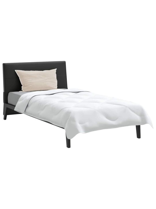 Ziemas gultas pārklājs komplekts ar spilvenu 2 pcs balts 140 x 220 cm