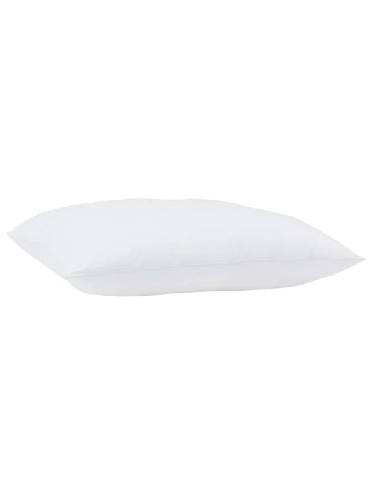 Ziemas gultas pārklājs komplekts ar spilvenu 2 pcs balts 140 x 220 cm