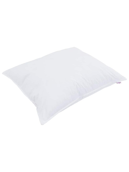 Ziemas gultas pārklājs komplekts ar spilvenu 2 pcs balts 140 x 200 cm
