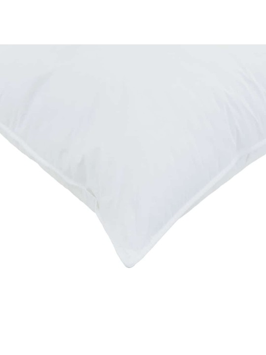 Ziemas gultas pārklājs komplekts ar spilvenu 2 pcs balts 140 x 200 cm