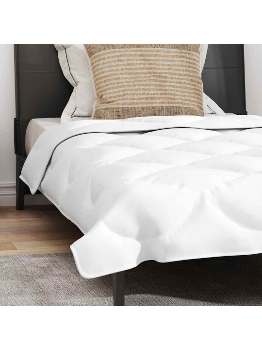 Vāļņi ar spilvenu 2 pcs balts 135 x 200 cm mikrošķiedra