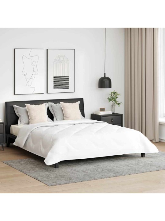 Sega ar spilvenu 3 pcs balts 260 x 220 cm mikrošķiedra
