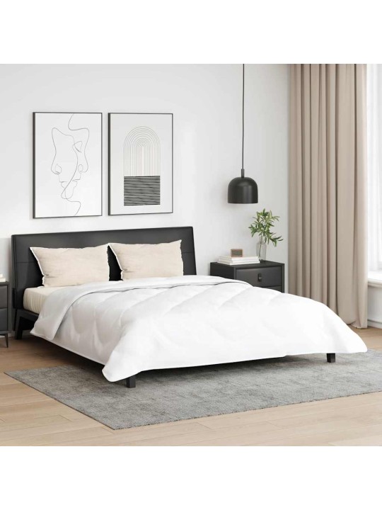 Sega ar spilvenu 3 pcs balts 260 x 220 cm mikrošķiedra