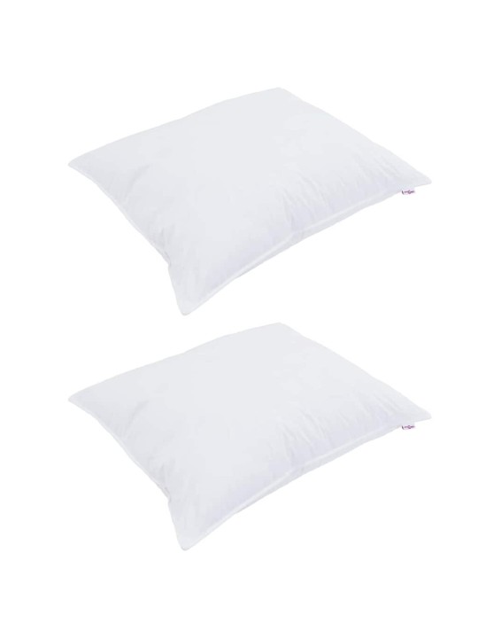 Sega ar spilvenu 3 pcs balts 260 x 220 cm mikrošķiedra