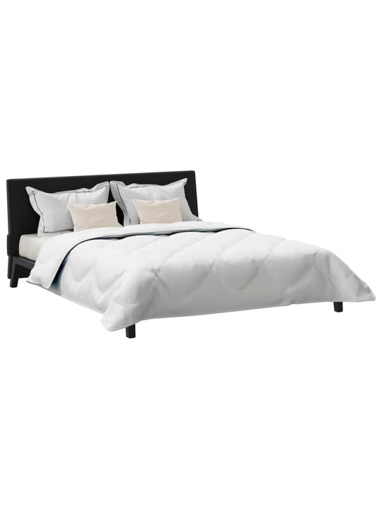 Sega ar spilvenu 3 pcs balts 260 x 220 cm mikrošķiedra