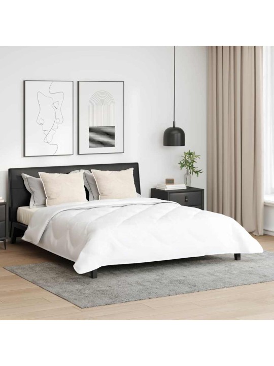 Sega ar spilvenu 3 pcs balts 260 x 220 cm mikrošķiedra