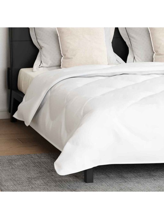 Sega ar spilvenu 3 pcs balts 260 x 220 cm mikrošķiedra
