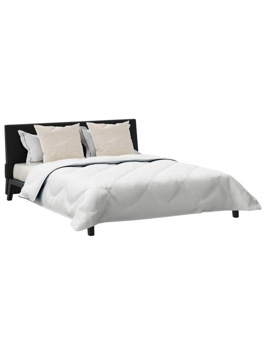 Sega ar spilvenu 3 pcs balts 260 x 220 cm mikrošķiedra