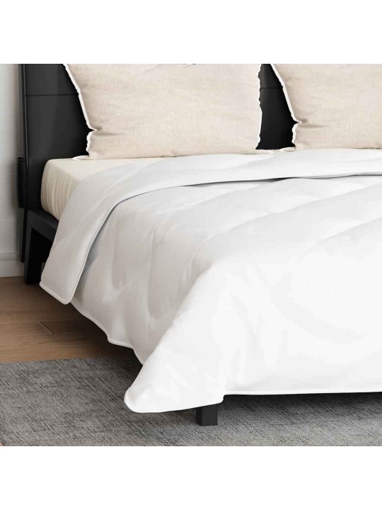 Sega ar spilveniem argyle 3 pcs balts 200 x 200 cm mikrošķiedra