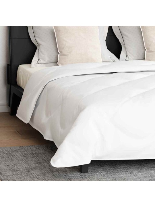 Sega ar spilveniem argyle 3 pcs balts 200 x 200 cm mikrošķiedra