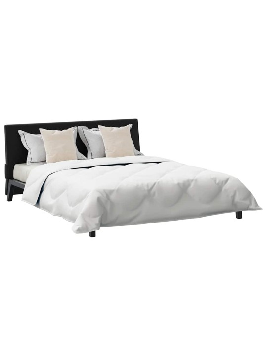 Sega ar spilveniem argyle 3 pcs balts 200 x 200 cm mikrošķiedra