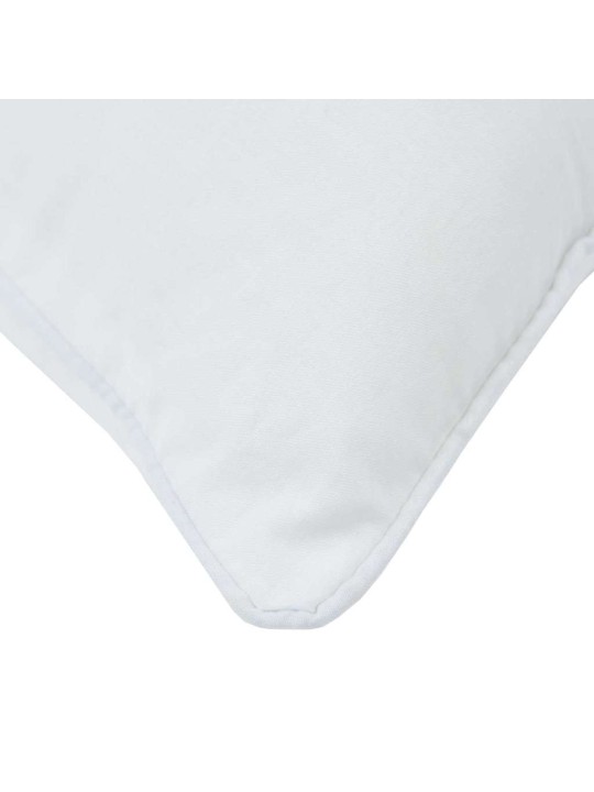 Sega ar spilveniem argyle 3 pcs balts 200 x 200 cm mikrošķiedra