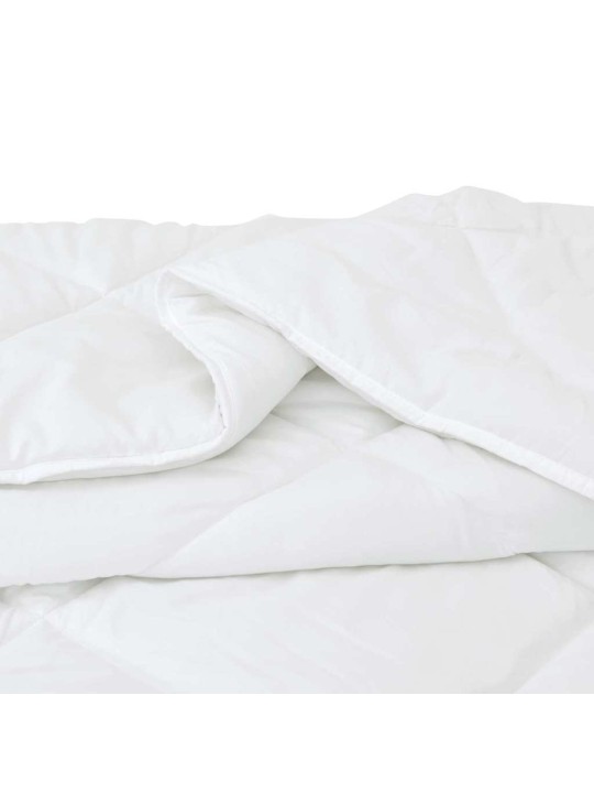 Sega ar spilveniem argyle 3 pcs balts 200 x 220 cm mikrošķiedra