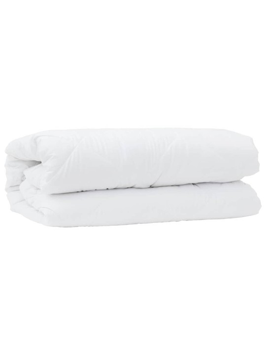 Sega cits ar spilvenu 3 pcs balts 240 x 220 cm mikrošķiedra