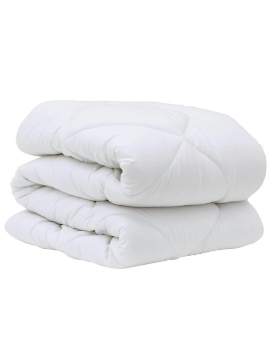 Sega cits ar spilvenu 3 pcs balts 240 x 220 cm mikrošķiedra