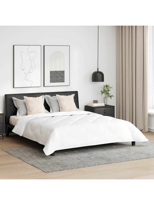 Sega cits ar spilvenu 3 pcs balts 240 x 220 cm mikrošķiedra
