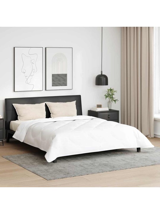 Sega cits ar spilvenu 3 pcs balts 240 x 260 cm mikrošķiedra
