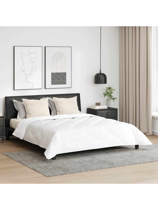 Sega cits ar spilvenu 3 pcs balts 240 x 260 cm mikrošķiedra