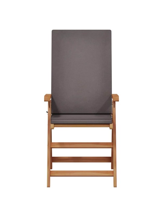 Dārza krēsls 6 pcs brūna 57 x 71.5 x 104cm masīvs tīkkoks