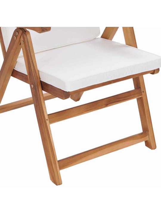 Dārza krēsls 6 pcs brūna 57 x 71.5 x 104cm masīvs tīkkoks