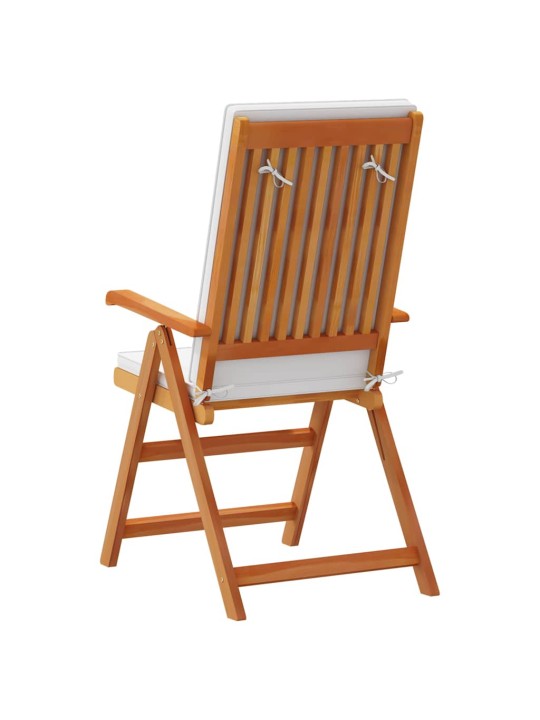 Dārza krēsls 6 pcs brūna 57 x 71.5 x 104cm masīvs tīkkoks