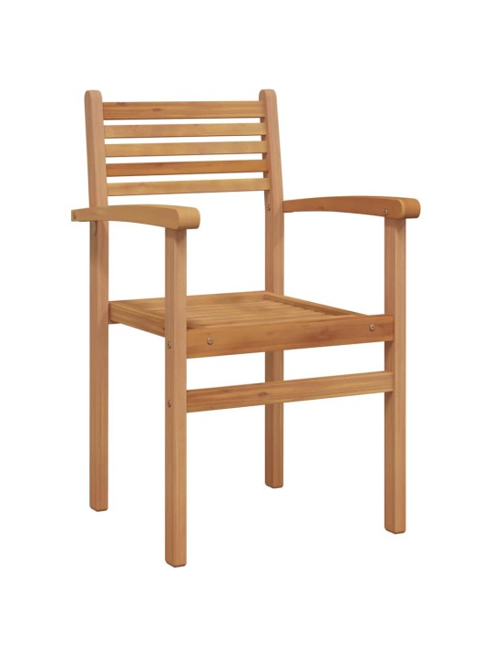 Dārza ēdamgalds 5 pcs brūna masīvs tīkkoks