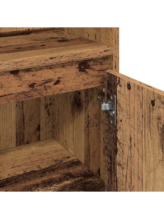 Vannas istabas mēbeļu komplekts 3 pcs brūna 30 x 30 x 180 cm