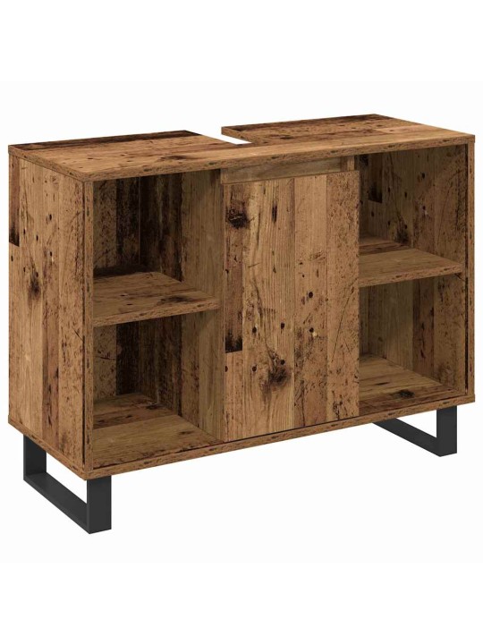 Vannas istabas mēbeļu komplekts 3 pcs brūna 30 x 30 x 180 cm