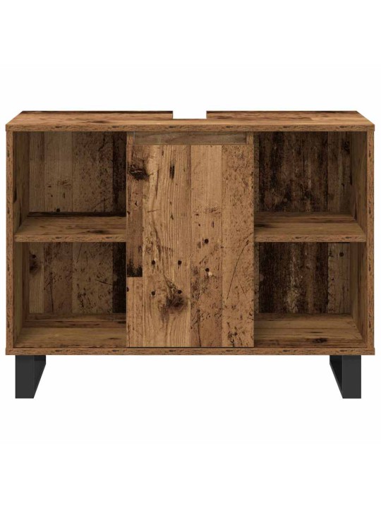 Vannas istabas mēbeļu komplekts 3 pcs brūna 30 x 30 x 180 cm