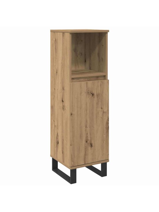 Vannas istabas mēbeļu komplekts 3 pcs brūna 30 x 30 x 180 cm