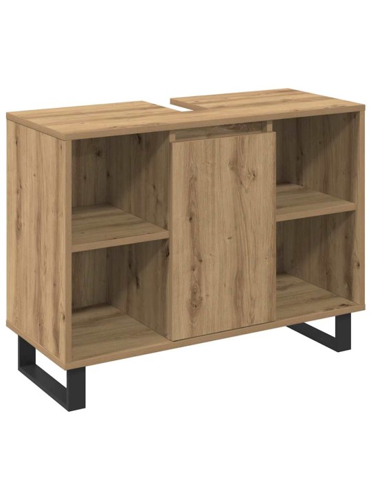Vannas istabas mēbeļu komplekts 3 pcs brūna 30 x 30 x 180 cm