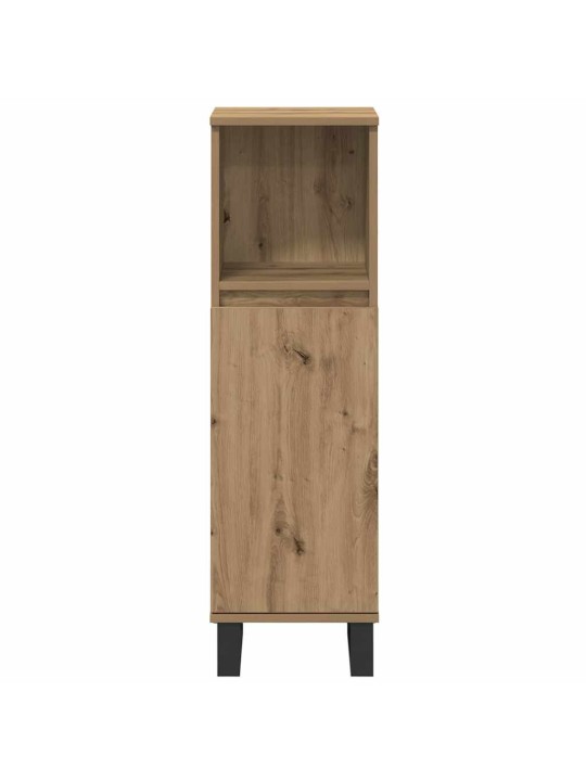 Vannas istabas mēbeļu komplekts 3 pcs brūna 30 x 30 x 180 cm