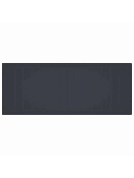 Dārza galds antracīts 250 x 100 x 73 cm poliratāns