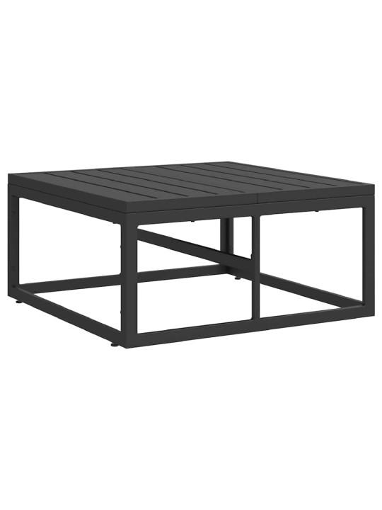 Dārza dīvānu komplekts 12 pcs melna metāla
