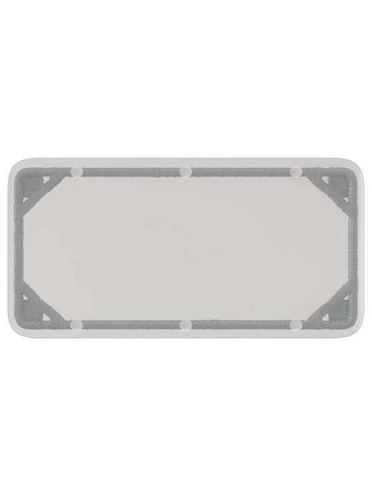 Dārza mēbeļu komplekts ar spilvenu 4 pcs melns un anthracite