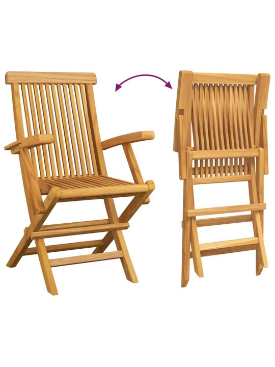 Dārza ēdamgalds 7 pcs brūna 160 x 80 x 75 cm masīvs tīkkoks