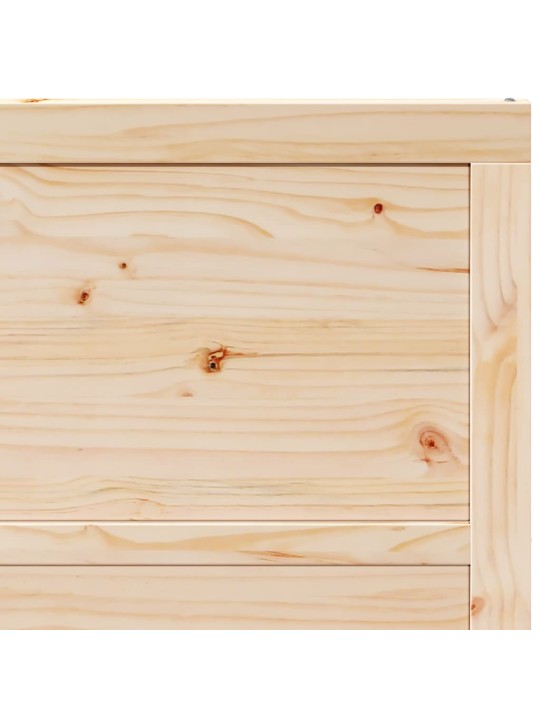 Slīdošās durvis brūna 80 x 208 cm priedes masīvkoks
