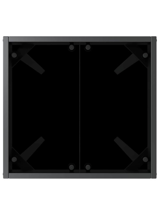 Sauļošanās krēsli 3 pcs melna 40 x 40 x 40.5 cm poliratāns
