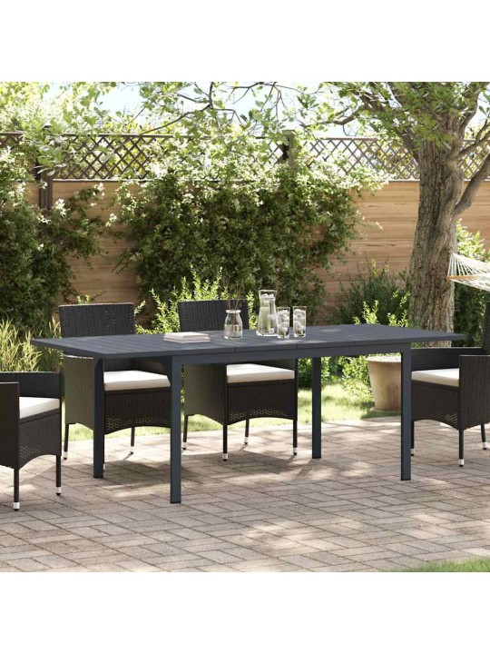 Pagarināmais galds 2 pcs antracīts 210 x 90 x 73 cm tērauds