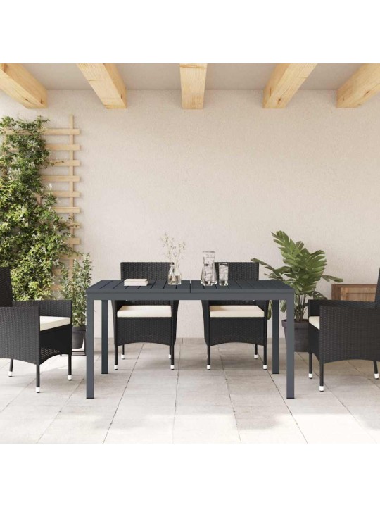 Pagarināmais galds 2 pcs antracīts 210 x 90 x 73 cm tērauds