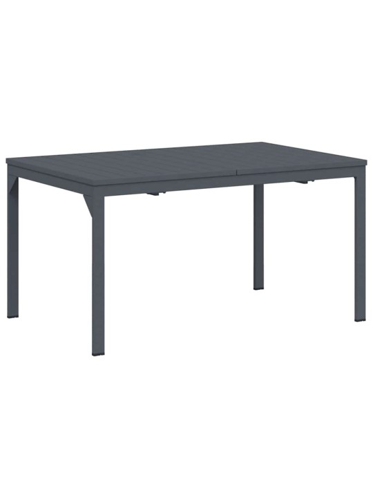 Pagarināmais galds 2 pcs antracīts 210 x 90 x 73 cm tērauds