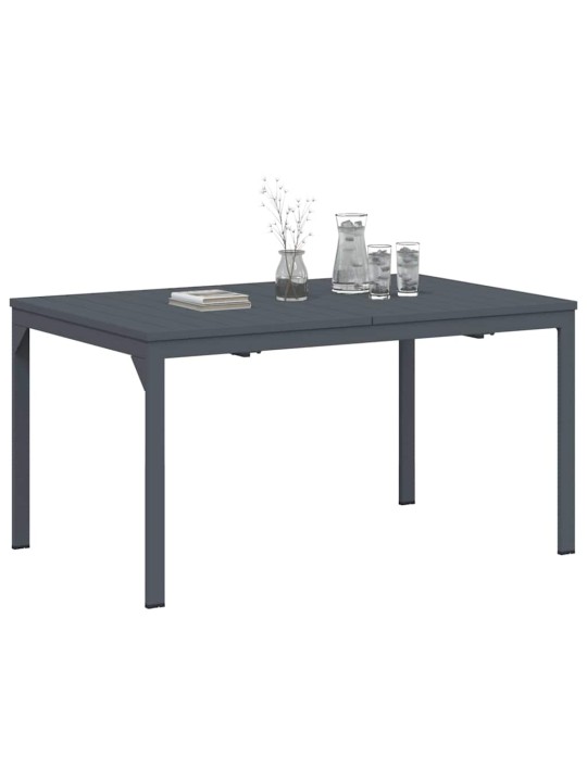 Pagarināmais galds 2 pcs antracīts 210 x 90 x 73 cm tērauds