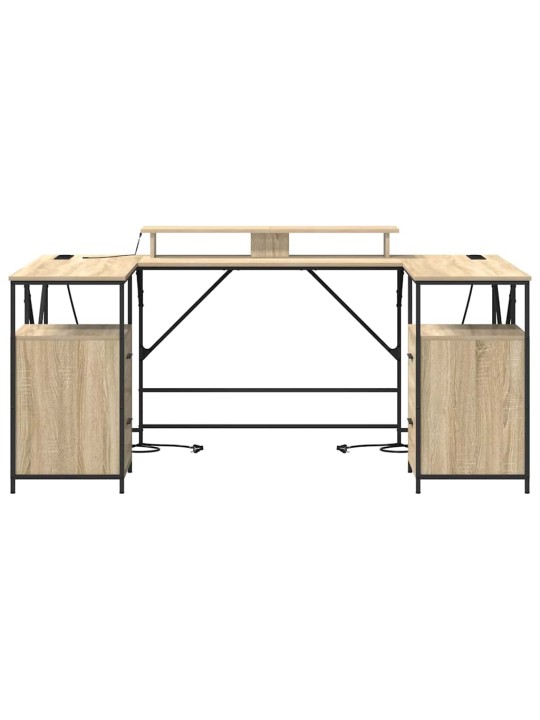 Galds sonomas ozola 182 x 101 x 87.5 cm inženierijas koks