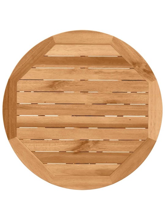 Dārza ēdamgalds 3 pcs brūna cietā akāciju koks