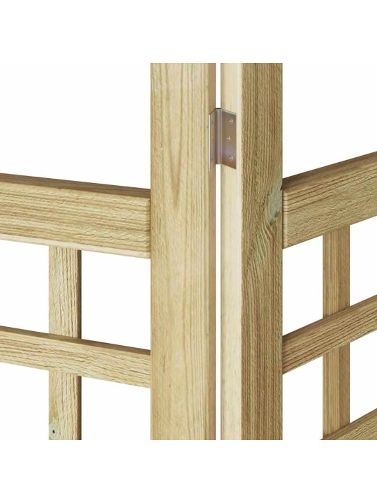 Āra privātuma ekrāns saliekams manuāls 5 pcs brūna 200 x 180 cm
