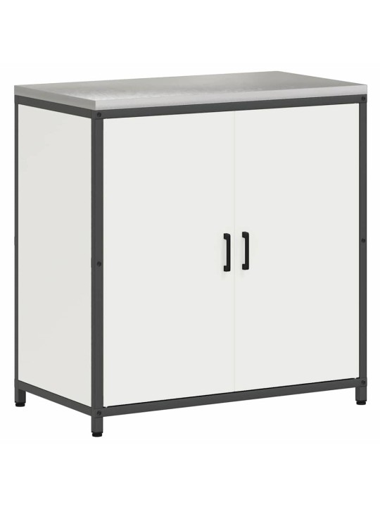 Virtuves glabāšanas komplekts 2 pcs balts 180 x 50 x 92 cm