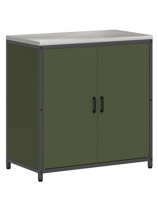 Virtuves glabāšanas komplekts 2 pcs olīvu zaļš 180 x 50 x 92 cm